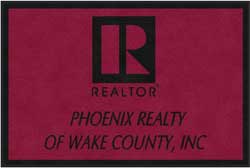 4' x 6' (45" x 69") ColorStar Impressions PHOENIX REALTY Indoor Logo Mat