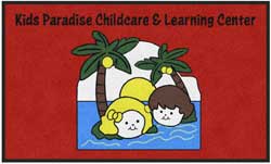 3' x 5' ( 35" x 59" ) ColorStar Impressions KIDS PARADISE Indoor Logo Mat