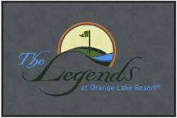 4' x 6' (45" x 69") ColorStar Impressions THE LEGENDS  Indoor Logo Mat