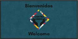 3' x 6' (35" x 69") ColorStar Impressions CENTRO UNIDO  Indoor Logo Mat