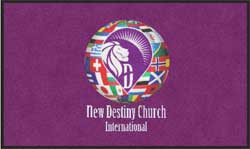3' x 5' (35" x 58") Digiprint HD NDCI Indoor Logo Mat