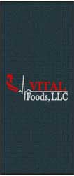 3' x 7' (35" x 84") Waterhog Inlay VITAL FOODS  Indoor/Outdoor Logo Mat