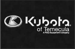 4' x 6' (45" x 69") ColorStar Impressions  KUBOTA Indoor Logo Mat
