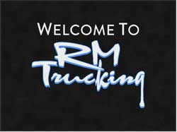 6' x 8' (68" x 95") ColorStar Impressions RM TRUCKING  Indoor Logo Mat