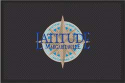 4' x 6' (45" x 69") Superscrape Impressions LATITUDE Rubber Logo Mat