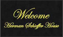 3' x 5' ( 35" x 59" ) ColorStar Impressions  HERMAN SCHEIFER  Indoor Logo Mat