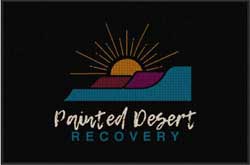 4' x 6' (45" x 69") Waterhog Impressions HD  PAINTED DESERT  Indoor-Outdoor Logo Mat