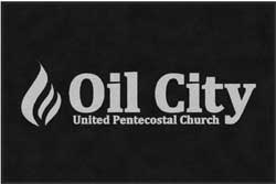 4' x 6' (45" x 69") ColorStar Impressions OIL CITY  Indoor Logo Mat