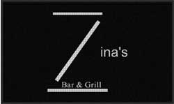 3' x 5' (35" x 58") Waterhog Impressions HD ZINA  Indoor/Outdoor Logo Mat