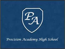 6' x 8' (68" x 95") ColorStar Impressions  PRESCISION ACADEMY  Indoor Logo Mat