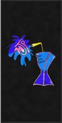 3' x 6' (35" x 69") Digiprint HD MAJOR JUICE ndoor Logo Mat