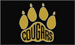 6' x 10' (68" x 119") Waterhog Impressions HD COUGARS  Indoor/Outdoor Logo Mat