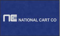 6' x 10' (68" x 119") ColorStar Impressions NATIONAL CART Indoor Logo Mat