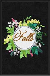 2' x 3' (24" x 35") Digiprint HD FALLS FLORIST  Indoor Logo Mat