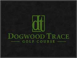 3' x 4' (35" x 47") ColorStar Impressions DOGWOOD Indoor Logo Mat