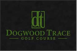 4' x 6' (45" x 69") ColorStar Impressions DOGWOOD Indoor Logo Mat