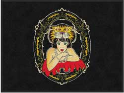 3' x 4' (35" x 47") Digiprint HD DYSFUNTIONAL GRACE Indoor Logo Mat