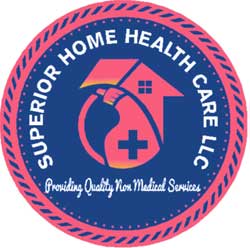 5' Round (58" inches) Digiprint HD Custom Shape SUPERIOR HOME HEALTH Indoor Logo Mat