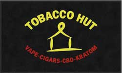 3' x 5' ( 35" x 59" ) ColorStar Impressions TOBACCO HUT Indoor Logo Mat