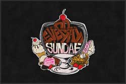 4' x 6' (45" x 69") Digiprint HD  EVERYDAY SUNDAY  Indoor Logo mat