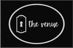 4' x 6' (45" x 69") Waterhog Impressions HD THE VENUE Indoor-Outdoor Logo Mat