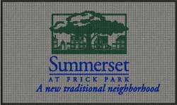3' x 5' (35" x 58") Waterhog Impressions HD SUMMERSET  Indoor/Outdoor Logo Mat