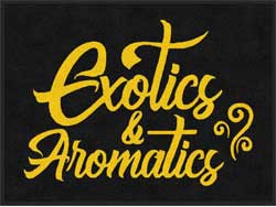 3' x 4' (35" x 47") ColorStar Impressions EXOTICS & AROMATICS  Indoor Logo Mat