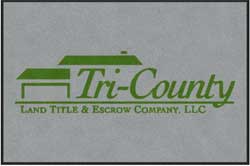 4' x 6' (45" x 69") ColorStar Impressions TRI-COUNTY Indoor Logo Mat