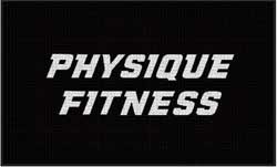 3' x 5' (35" x 58") Waterhog Impressions HD PHYSIQUE FITNESS  Indoor/Outdoor Logo Mat