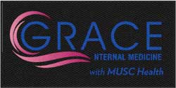 3' x 6' (35" x 69") Berber Impressions HD GRACE Indoor/Outdoor Logo Mat