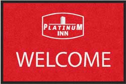 2' x 3' (24" x 35") Digiprint HD PLATINUM INN  Indoor Logo Mat
