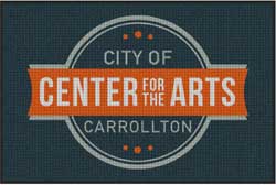 4' x 6' (45" x 69") Waterhog Inlay CENTER FOR THE ARTS  Indoor /Outdoor Logo Mat