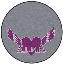 6' Round (68" inches) Digiprint HD Custom Shape ALMS  Indoor Logo Mat