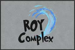 4' x 6' (45" x 69") Colorstar Impressions ROY COMPLEX  Indoor Logo Mat