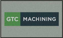 3' x 5' (35" x 59") Waterhog Inlay GTC MACHINING  Indoor/Outdoor Logo Mat