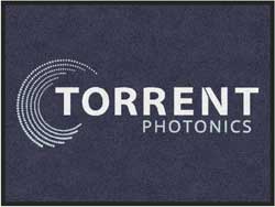 3' x 4' (35" x 47") Digiprint HD TORRENT PHOTONICS  Indoor Logo Mat