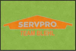 4' x 6' (45" x 69") Digiprint HD SERVPRO Indoor Logo mat