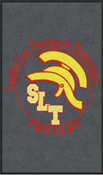3' x 5' ( 35" x 59" ) ColorStar Impressions SLT TROYANS  Indoor Logo Mat