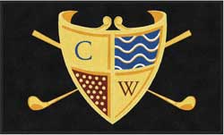 3' x 5' (35" x 58") Digiprint HD CYPRESS WOODS  Indoor Logo Mat