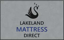 5' x 8' (58" x 95") ColorStar Impressions LAKELAND MATTRESS DIRECT  Indoor Logo Mat