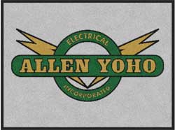 3' x 4' (35" x 47") ColorStar Impressions ALLEN YOHO  Indoor Logo Mat