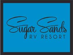 3' x 4' (34" x 45.5") Floor Impressions SUGAR SANDS  Rubber Logo Mat