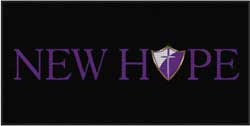 4' x 8' (45" x 95") Waterhog Impressions HD NEW HOPE Indoor/ Outdoor Logo Mat