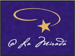 3' x 4' (35" x 47") ColorStar Impressions A LA MIRADA  Indoor Logo Mat