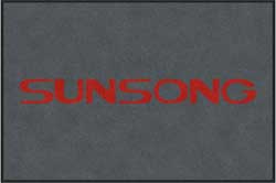 4' x 6' (45" x 69") Colorstar Impressions SUNSONG  Indoor Logo Mat