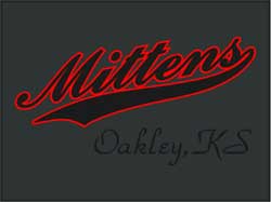 6' x 8' (70" x 95") Berber Roll Goods MITTENS  Indoor/Outdoor Logo Mat