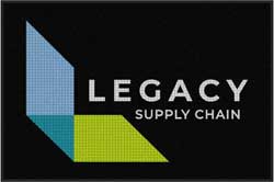 4' x 6' (45" x 69") Waterhog Impressions HD LEGACY Indoor-Outdoor Logo Mat