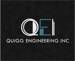 5' x 6' (58" x 68") Digiprint HD QUIGG Indoor Logo Mat