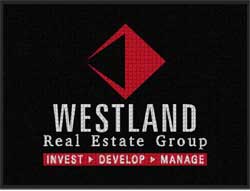 3' x 4' (35" x 45") Waterhog Impressions HD WESTLAND  Indoor-Outdoor Logo Mat