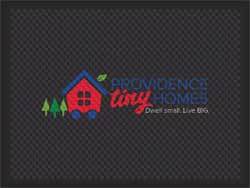 3' x 4' (34" x 45") Superscrape Impressions PROVIDENCE HOMES  Rubber Logo Mat